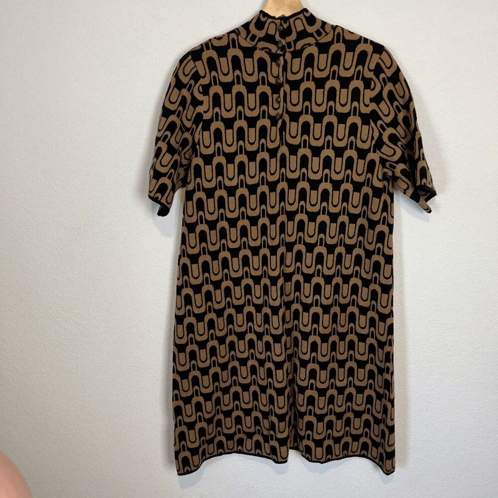 Anthropologie Maeve The Annalise Mock Neck Mini Sweater Dress Women's Size XL - Picture 4 of 7